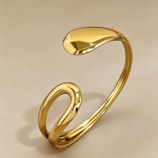 Geometric Open Metal Bracelet Women Fashion Jewelry