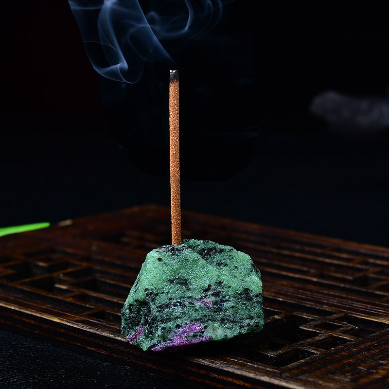 Natural Crystal Incense Holder