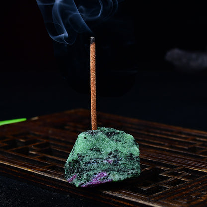 Natural Crystal Incense Holder