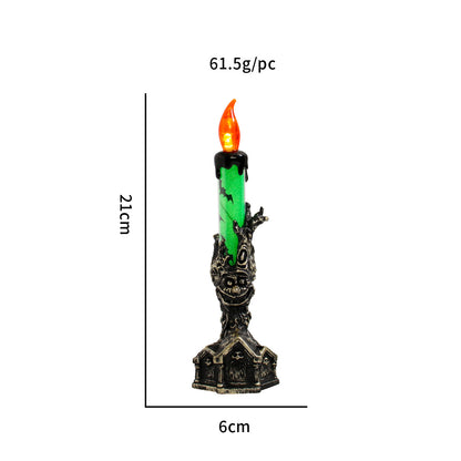 Halloween Ghost Hand & Dead Tree Candle Lamp