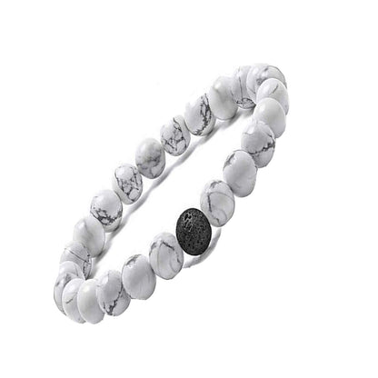 Handmade Natural Stone Rainbow Bead Bracelet