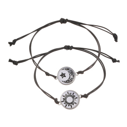 Glow-in-the-Dark Celestial Bracelet | Sun, Moon & Stars