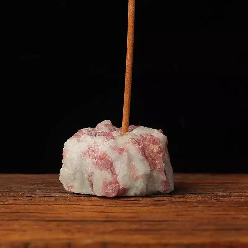 Natural Crystal Incense Holder