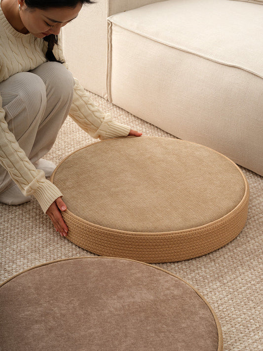 Japanese Round Tatami Meditation Cushion