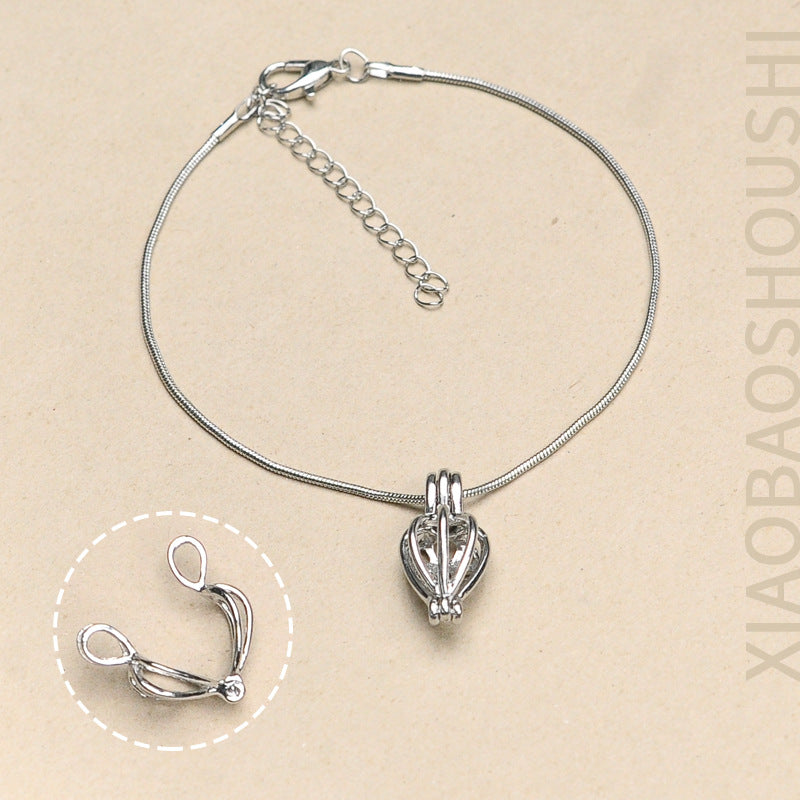 DIY Freshwater Pearl Bracelet with Pendant