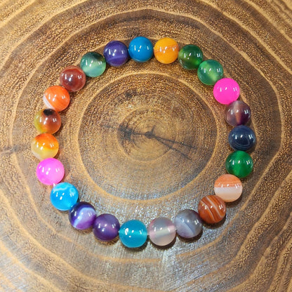 Natural Stone Bead Bracelet