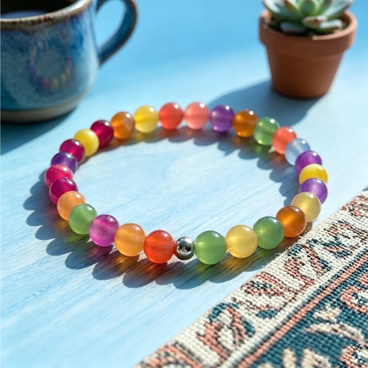 UV Color Change Resin Necklace Bracelet