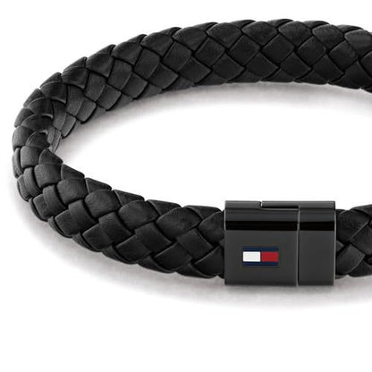 Stainless Steel Leather Bracelet for Men
