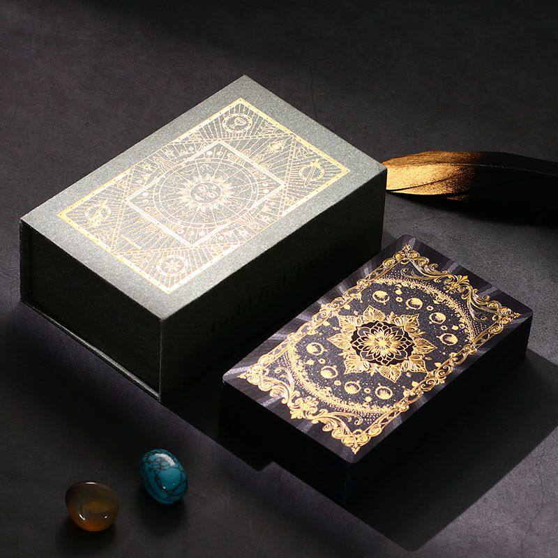 Classic Gold Foil Waite Tarot Deck — 78 Cards
