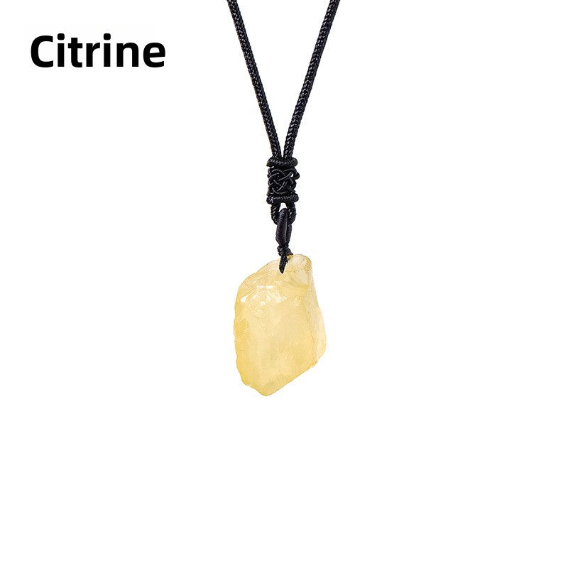 Natural Crystal Stone Pendant