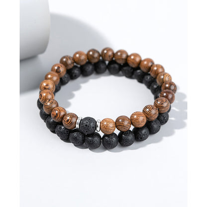 Heart Magnetic Couple Bracelet Set for Women and Men
