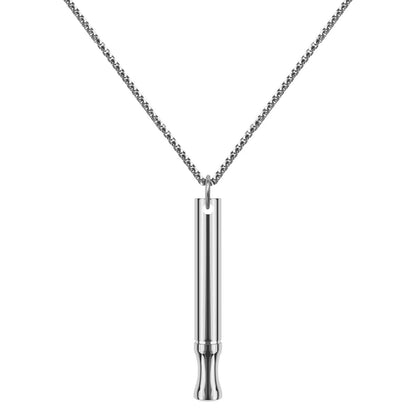 Adjustable Breathing Meditation Whistle Necklace