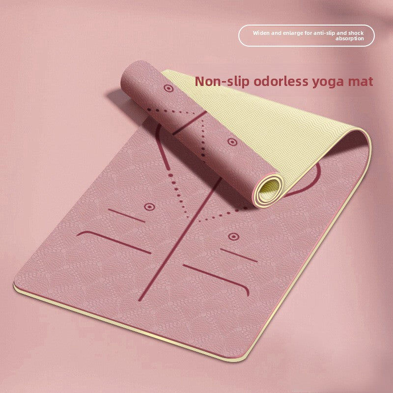 Foldable TPE Yoga Mat — 183 x 61cm