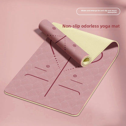 Foldable TPE Yoga Mat — 183 x 61cm