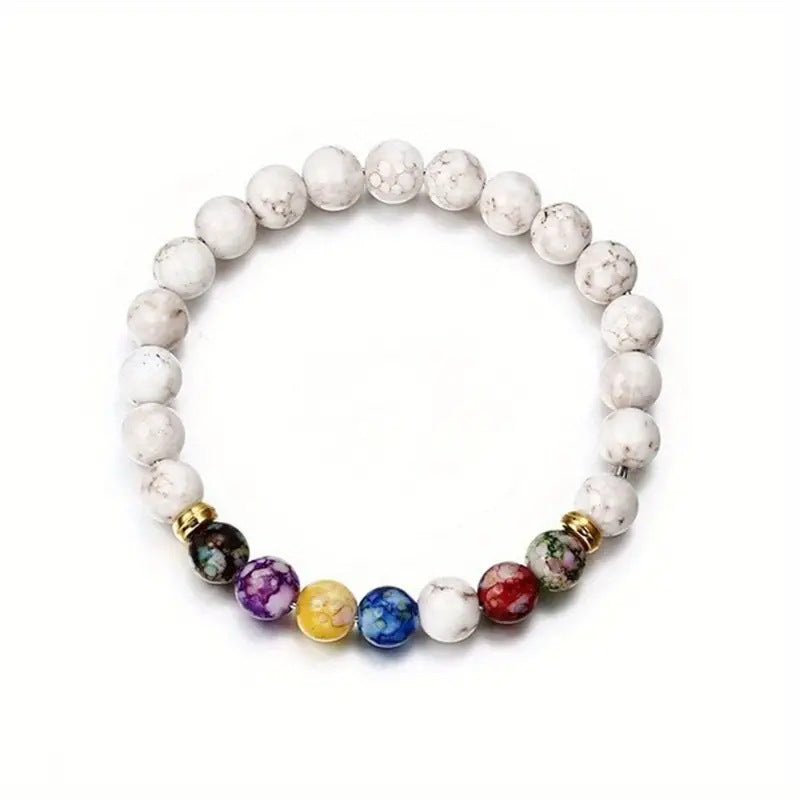 Natural Stone Bead Bracelet