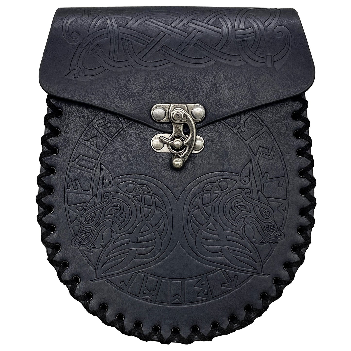 Medieval Viking Style Adjustable Waist Bag with Coin Purse