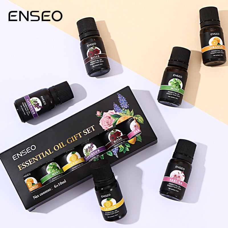 Aromatherapy Essential Oil Gift Set with 6 Scents