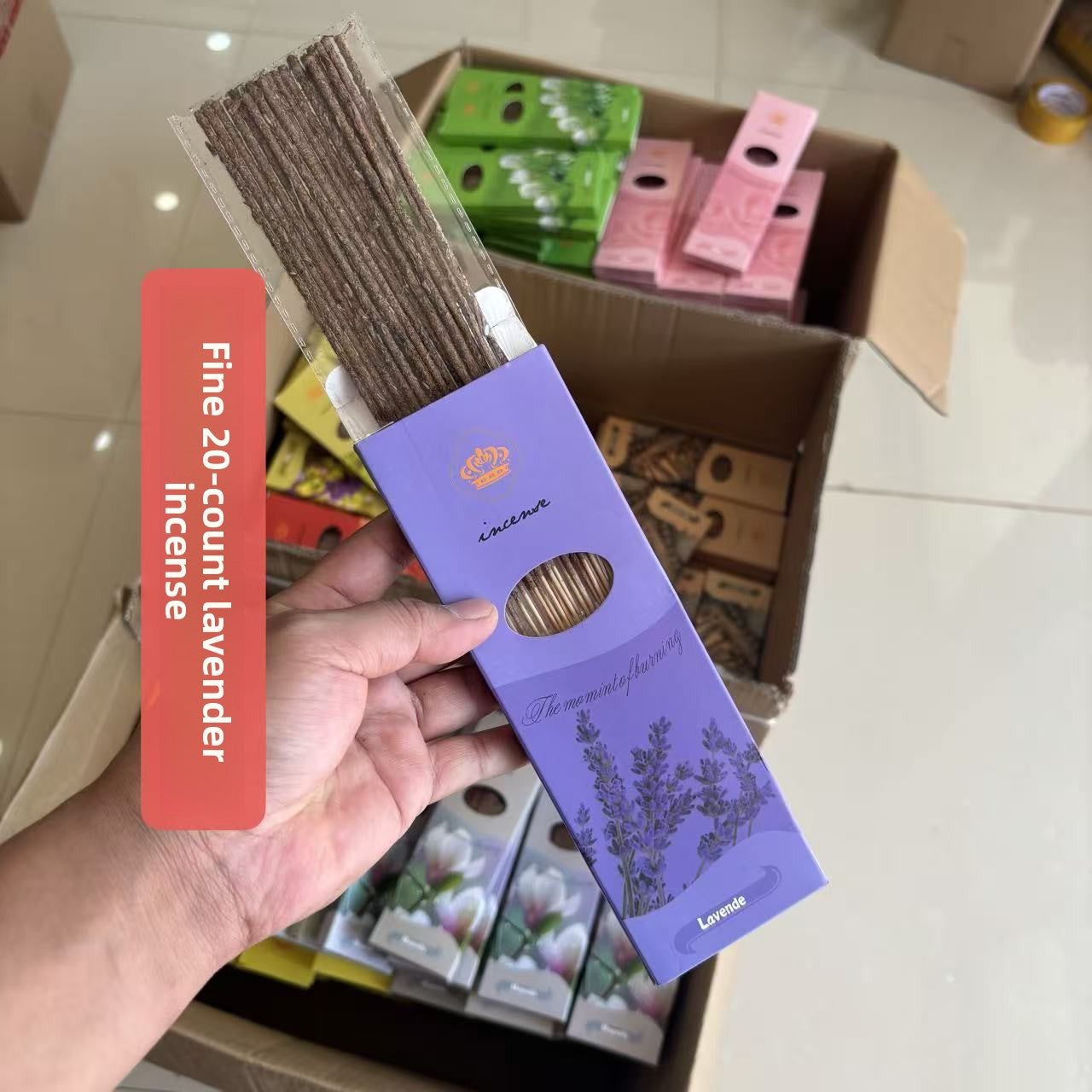 Premium Hand-Rolled Incense Sticks — 15 or 20 Pack
