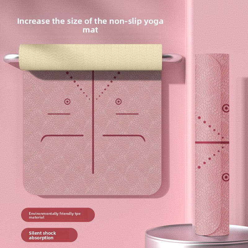 Foldable TPE Yoga Mat — 183 x 61cm