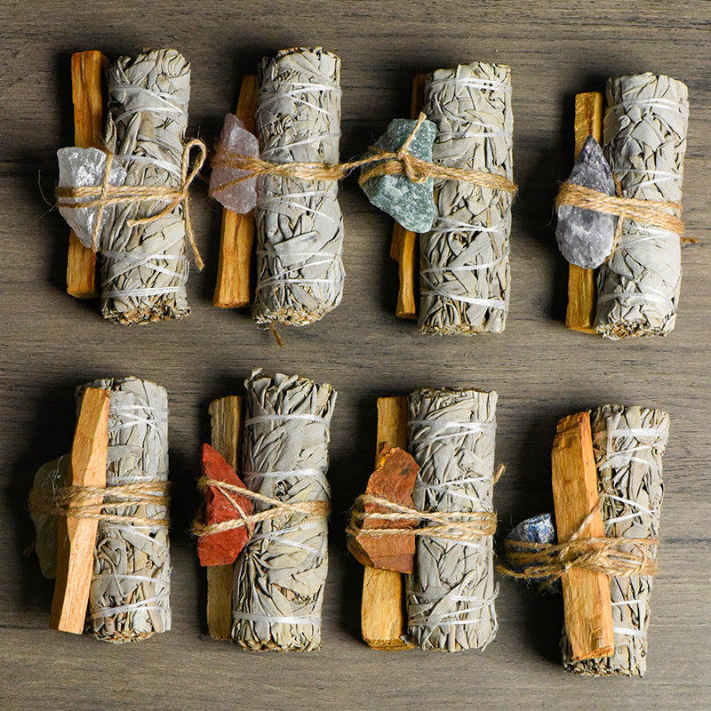 Natural Sage and Sacred Wood Aromatherapy Set