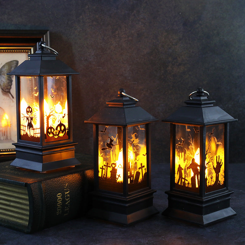 Halloween Flickering Flame Lantern