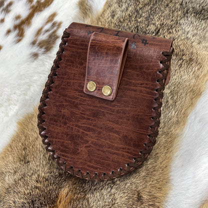 Medieval Viking Style Adjustable Waist Bag with Coin Purse