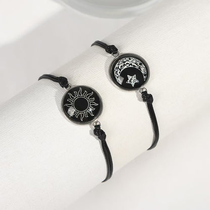 Luminous Yin Yang Couple Bracelets
