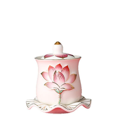 Ceramic Buddhist Altar Offering Cup