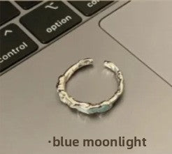 Geometric 925 Sterling Silver Adjustable Ring