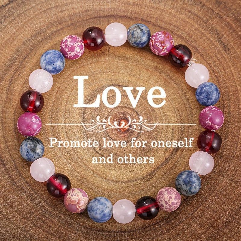 Natural Stone Bead Bracelet