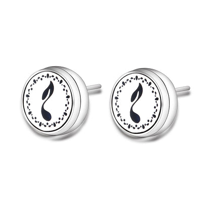 Stainless Steel Angel Wings Aromatherapy Earrings