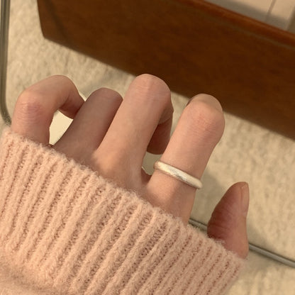 Geometric 925 Sterling Silver Adjustable Ring