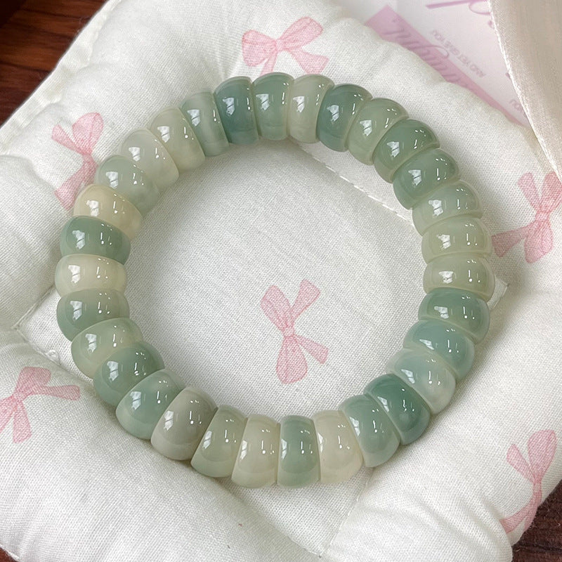 Gradient Pink Bodhi Bracelet with Finger Wrap