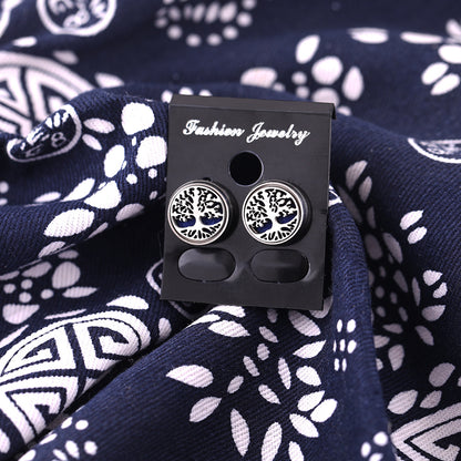Stainless Steel Angel Wings Aromatherapy Earrings