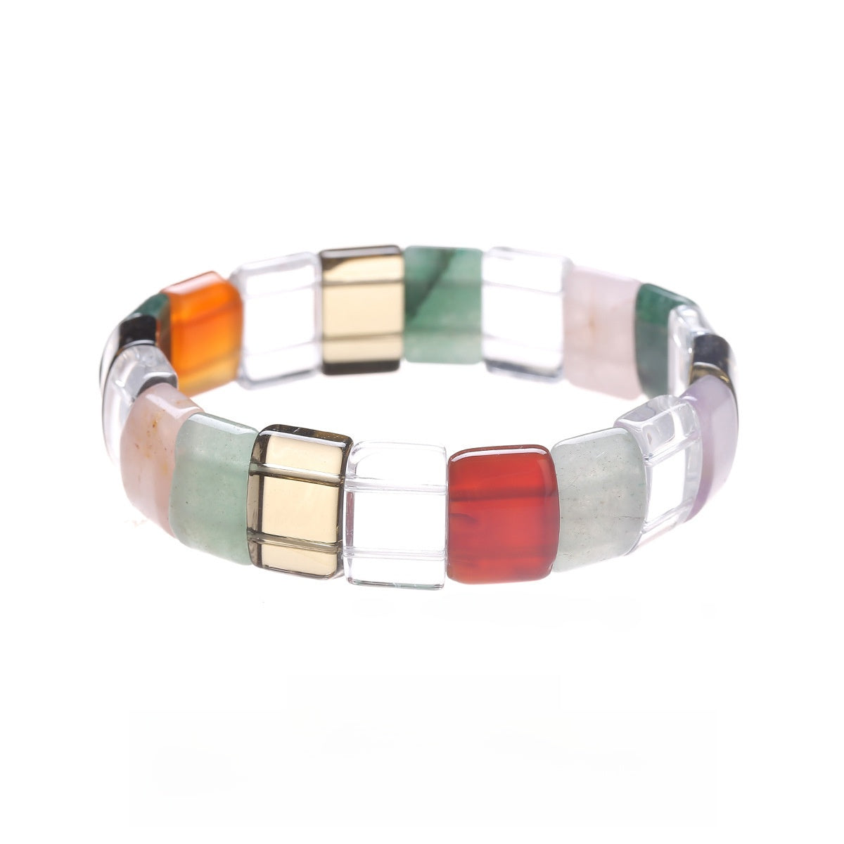 Natural Stone Geometric Bracelet