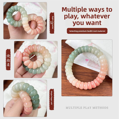 Gradient Pink Bodhi Bracelet with Finger Wrap