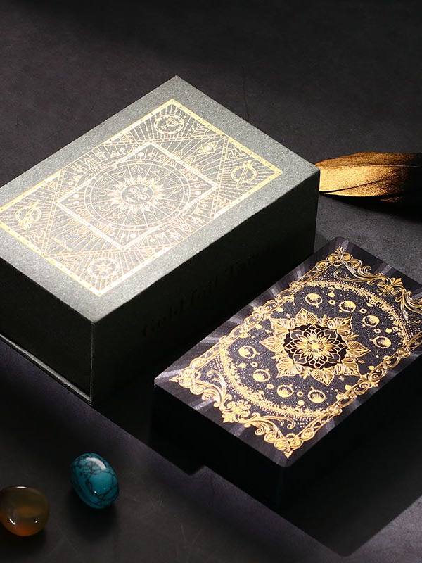 Classic Gold Foil Waite Tarot Deck — 78 Cards