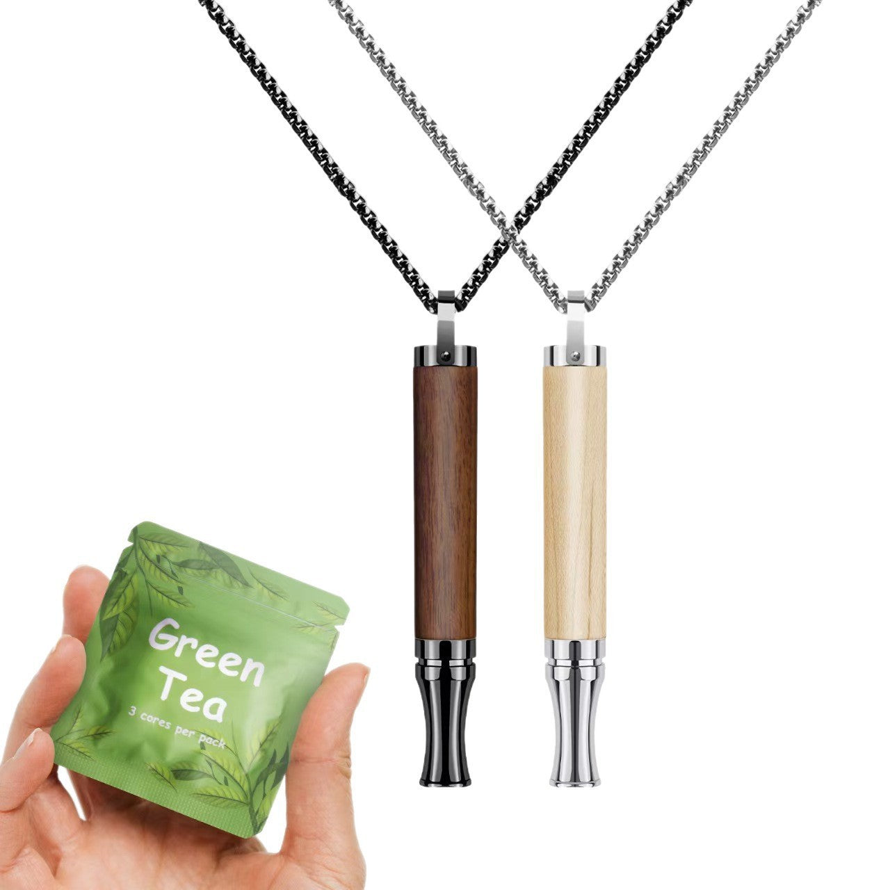 Adjustable Breathing Meditation Whistle Necklace