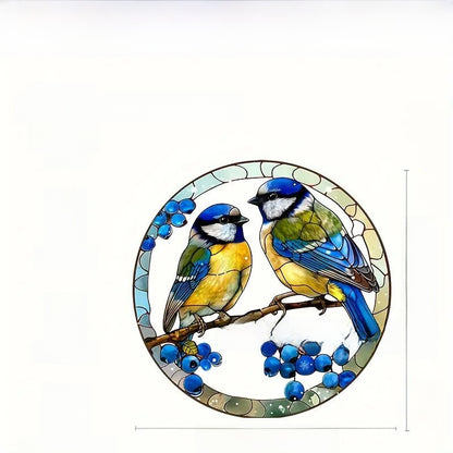 Tree of Life Acrylic Stained Glass Hanging Decoration