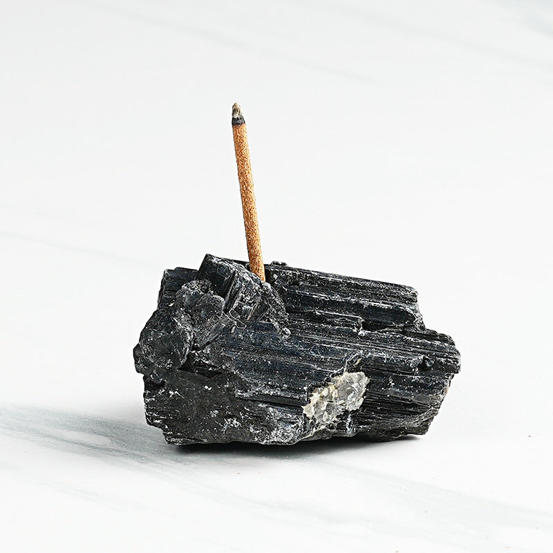 Natural Crystal Incense Holder