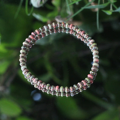Natural Stone Agate Bead Bracelet
