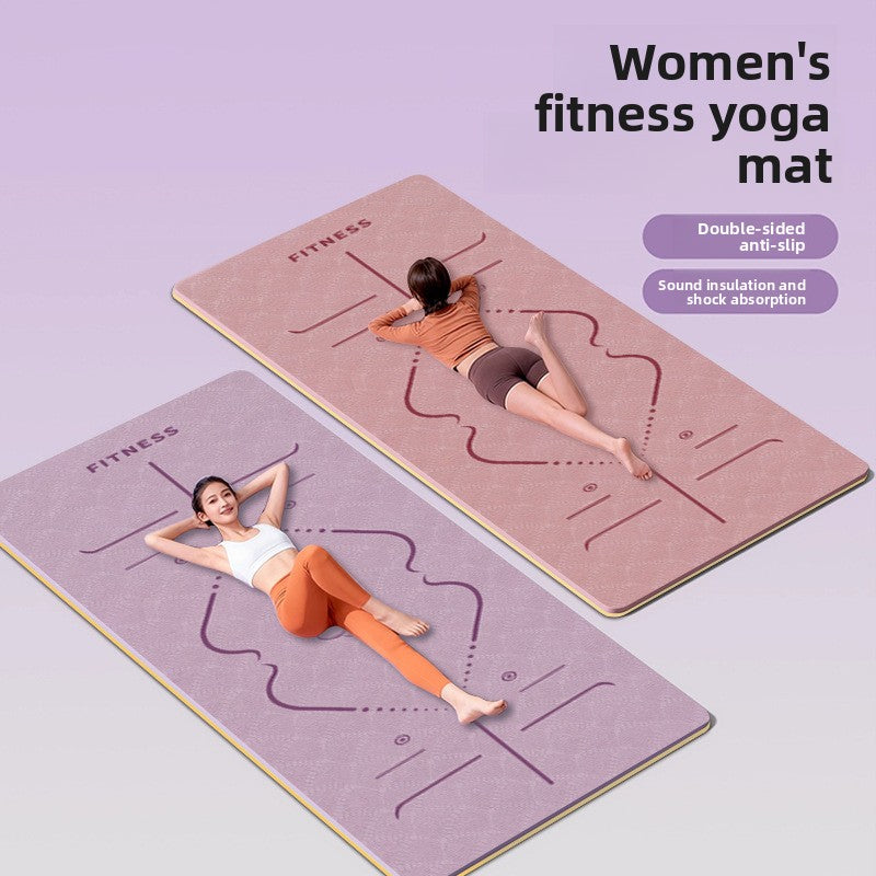 Foldable TPE Yoga Mat — 183 x 61cm