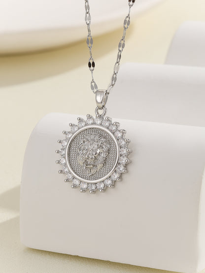 Virgin Mary Zircon Pendant Necklace | Gold & Silver | 25 Styles