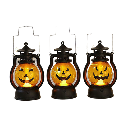 Halloween Pumpkin Lantern Set for Kids (3-Pack)