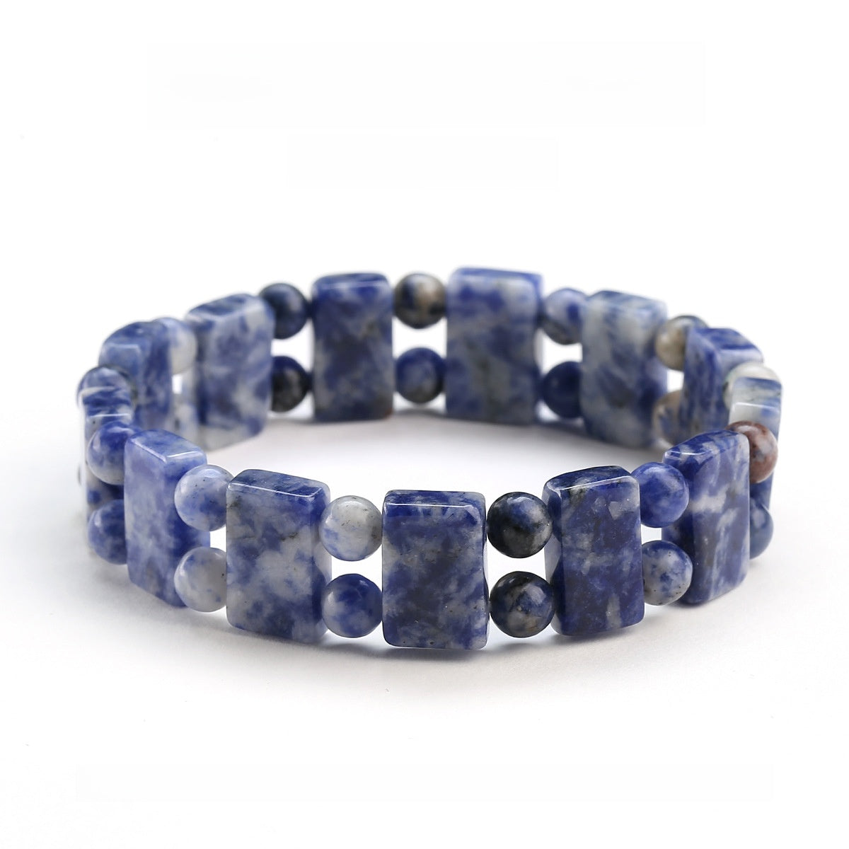 Natural Stone Geometric Bracelet