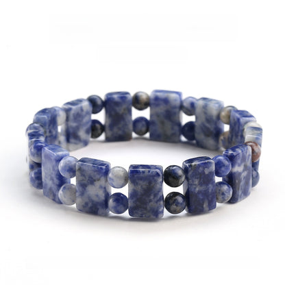 Natural Stone Geometric Bracelet