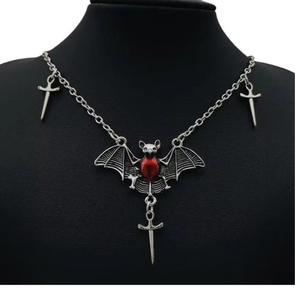 Bat Pendant Necklace