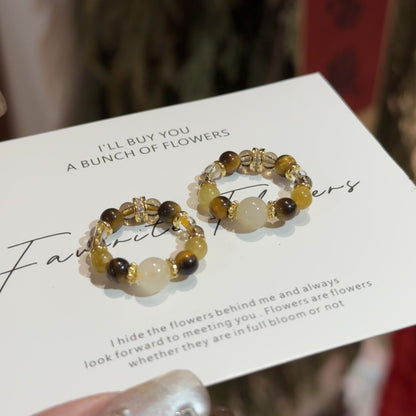 Citrine & Crystal Lucky Charm Jewelry Collection