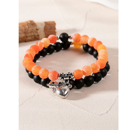 Heart Magnetic Couple Bracelet Set for Women and Men