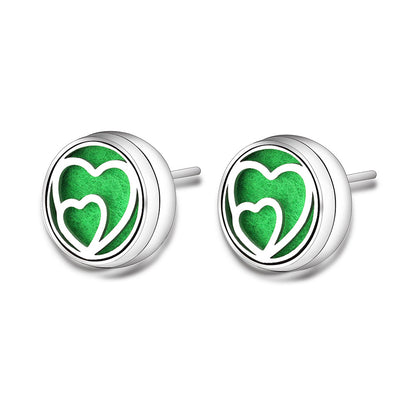 Stainless Steel Angel Wings Aromatherapy Earrings